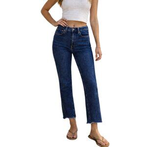 Abercrombie & Fitch Woman Size 26 Short‎ Zoe Natural Rise Ankle Straight Jean